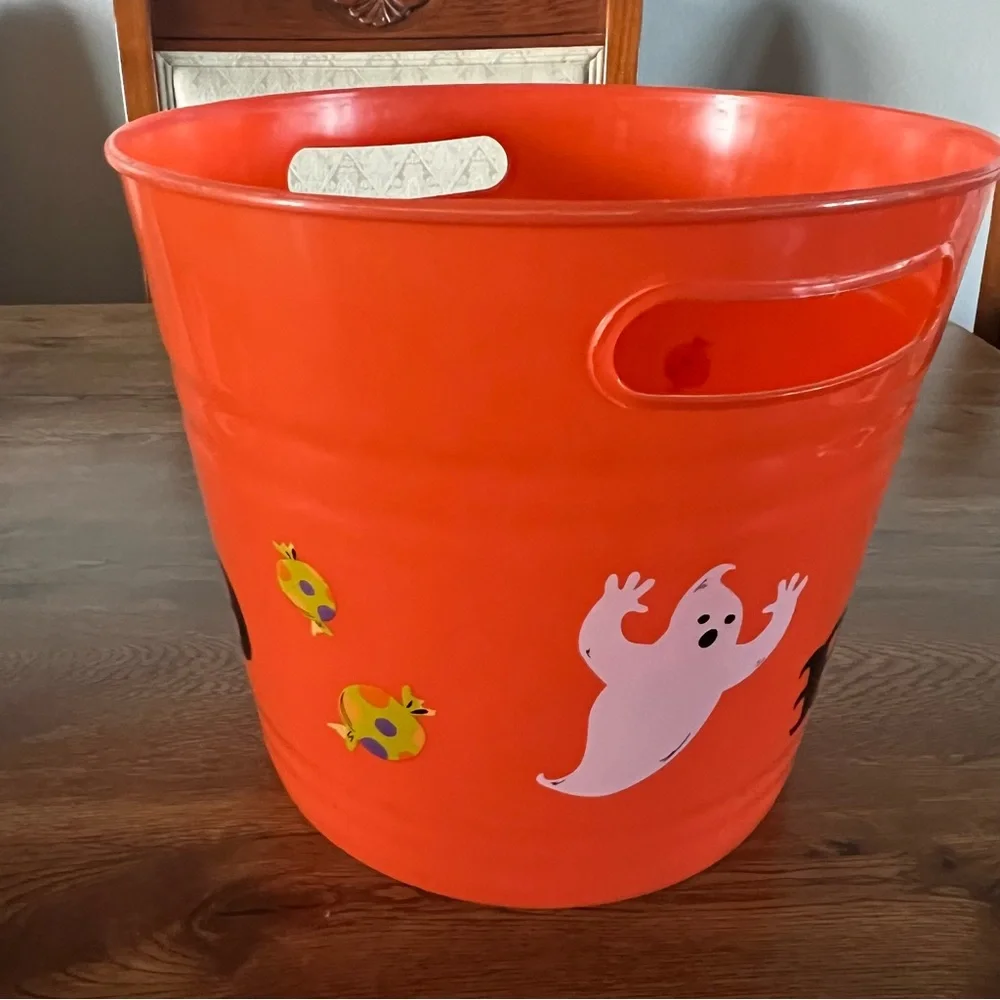 Vintage 2011 Target Halloween Candy Bucket set of 2